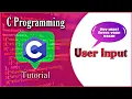 User Input scanf How to take User Input in C language C language Bangla Tutorial