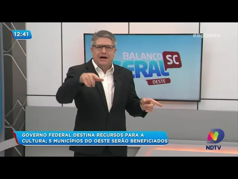 Governo Federal destina recursos para a área da cultura, 5 municípios do Oeste serão beneficiados