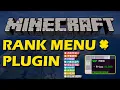 Purchase ranks in Minecraft with Rank Menu Plugin