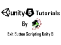 Unity 5 Exit Button Scripting