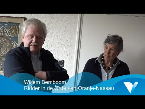 Willem Bemboom onderscheiden als Ridder in de Orde van Oranje -Nassau.