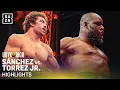 Frank Sanchez vs Richard Torrez Jr Fight Highlights