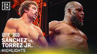 Frank Sanchez vs Richard Torrez Jr Fight Highlights