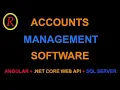 Accounting Software Angular 15 NET Core Web API SQL Server