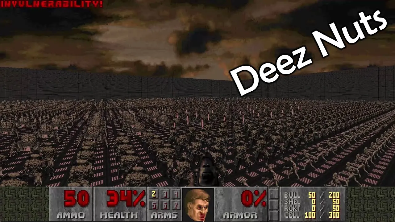 Doom 2: Nuts UV-Speed/Pacifist in 35.34 (Karl Jobst Nuts competition)