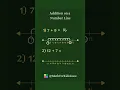 Addition to 20 on a Number Line 1st Grade Math