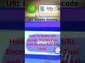 How To Make URL Encode Decode Tool and all time free to used no sing up