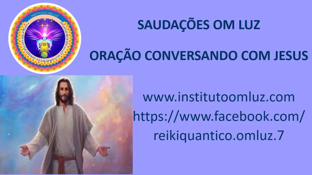 Oração Conversando Com Jesus