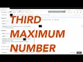 Leetcode 414 Return the third maximum number in the array