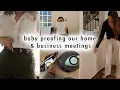 Download Lagu VLOG: baby proofing our home \u0026 business meetings