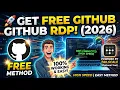 How to Get Free GitHub RDP in 2026 High Speed Easy Method