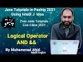 9 Logical And Operator in Java - Pashto