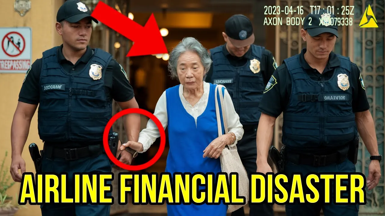 Outline Video Security Pulled Elderly Asian Woman Off Plane—Then She Pulled $800M in Funding From the Airline!