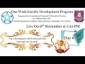 Faculty Development Program Statistical Analysis in Academics Research 6th Nov 2020