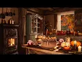 Download Lagu Autumn Cozy Kitchen Ambience | Baking Sounds, Wood Burning Stove, Fall Season Birds, Crows