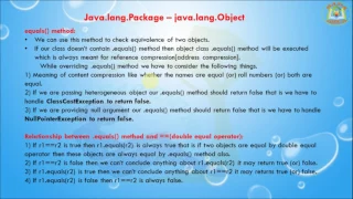 Lesson - 1 java lang Package