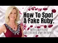 How To Spot A Fake Ruby - GIA-certified jewelry expert Libby Floyd reveals all