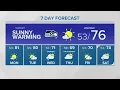 Warm sunny weather returns for Sunday KING 5 Weather