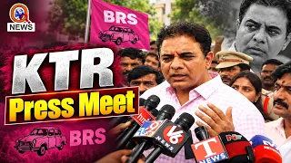 LIVE : KTR Press Meet At Erravelli QnewsHD