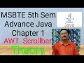 Chapter 1 AWT - Scrollbar Theory