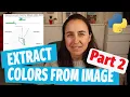 How to pick two dominant colors from an image using python Part 2