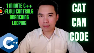 1 Minute C Flow Controls Branching Looping Cat Can Code