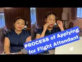 The Process of Applying for flight attendant on SkyWest Airline