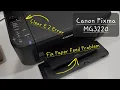 Paper Won t Feed In Canon Pixma MG3220 Printer E2 Fix Error 2 MG3620 MG3520