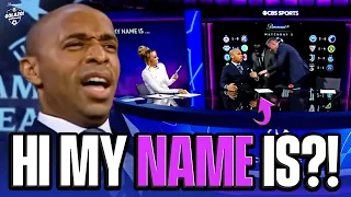 Hi My Name Is Thierry Henry Shocks Micah and Jamie To Win Game Show CBS Sport Golazo