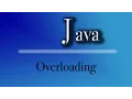 Java Tutorial Overloading
