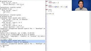 Errors Tracebacks