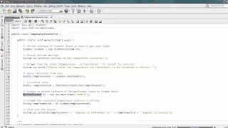 Java Temperature Converter