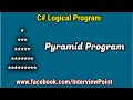 Pyramid Pattern Program in C Net Pyramid Program D K Gautam
