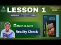Sabbath School Lesson 1 SUMMARY Reality Check Q2 March 28 April 3 2026