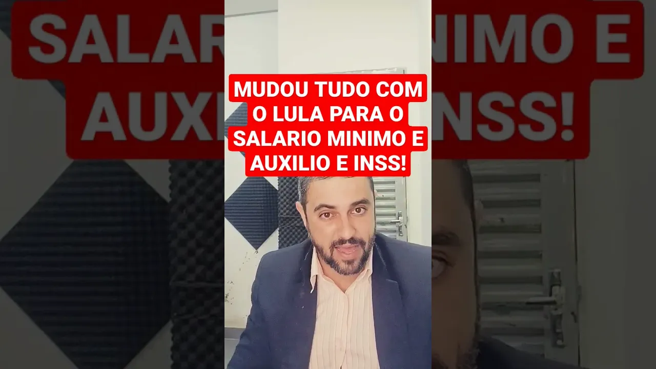 LULA CONFIRMA!  Saiu Agora para aposentados e Pensionistas do Inss Brasil NOVO SALÁRIO MINIMO RE