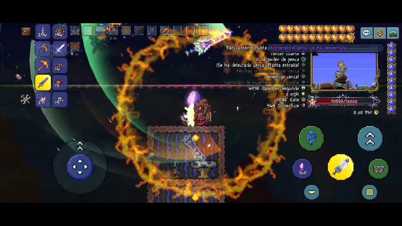 Derrotando a la Emperatriz de Luz en Terraria