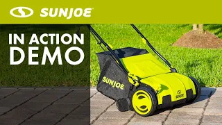 AJ805E - Sun Joe Electric Lawn Dethatcher with Collection Bag