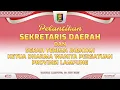 Download Lagu Pelantikan Sekretaris Daerah Provinsi Lampung \u0026 Sertijab Ketua Dharma Wanita Persatuan Prov Lampung