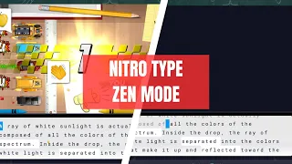 Nitro Type Zen Mode Plugin - Install Now Free Forever