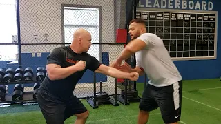 Football Hand Fighting Drill w Abdullah Anderson