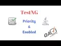 TestNG test method Priority Enabled