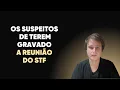 Lagu Os suspeitos de terem gravado a reunião do STF