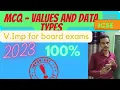 mcq values and data types computer application java icse class 10 padhaikrlo