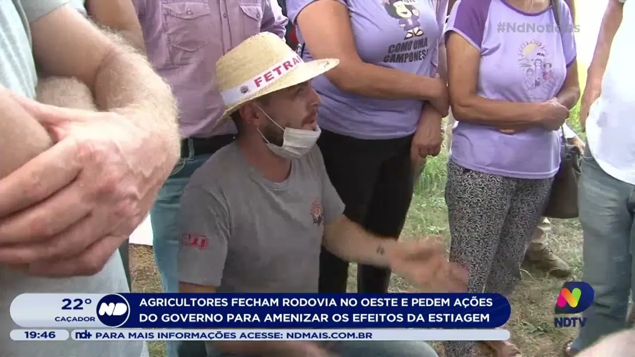 Agricultores pedem ação do governo para amenizar efeitos da estiagem