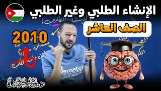 الأسلوب الإنشائي الطلبي وغير الطلبي في نصف ساعة لذيذة 2010 د محمد محروس 