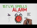 1ST LEVEL SPELL Alarm 5E