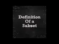 Definition And Examples Of A Subset