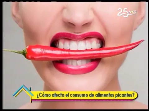 ¿Cómo afecta el consumo de alimentos picantes?