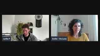 live avec Emilie Via Luna