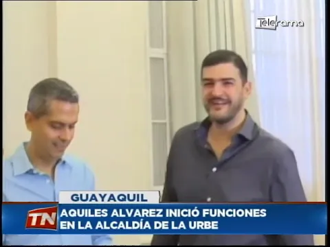 Aquiles Alvarez inició funciones en la Alcaldía de la urbe